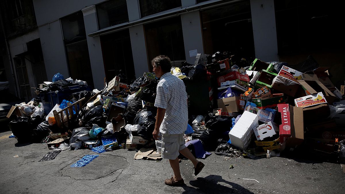 Grecia: emergenza raccolta dei rifiuti