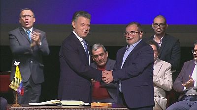 Celebrations in Colombia as FARC disarmament completed