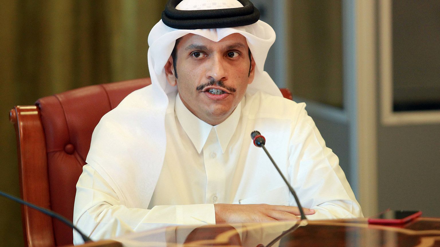 وزير خارجية قطر إلى واشطن لبحث الأزمة الخليجية