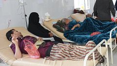 تراجع نسبي لحالات الإصابة بالكوليرا في اليمن