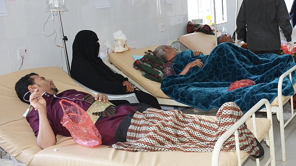 تراجع نسبي لحالات الإصابة بالكوليرا في اليمن تراجع نسبي لحالات الإصابة بالكوليرا في اليمن