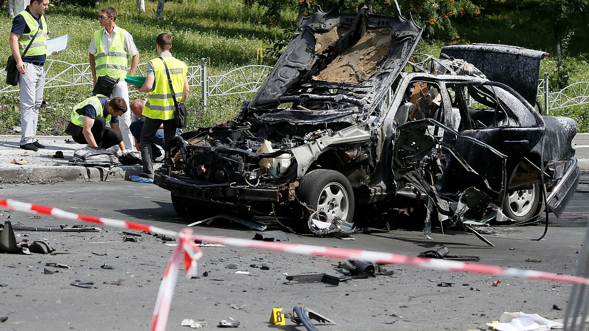 'Terrorist act' bomb blast kills colonel in Kyiv
