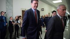 Image: James Comey arrives to testify during a closed House Judiciary Commi