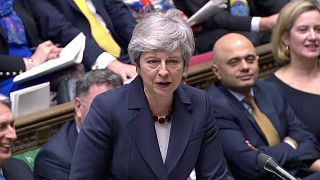 Image: Britain's Prime Minister Theresa May answers questions in the Parlia