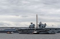 UK's new aircraft carrier is a 'convenient target', sneers Russia