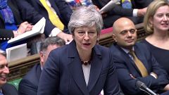 Image: Britain's Prime Minister Theresa May answers questions in the Parlia