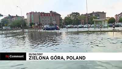 Flooding causes damage across Poland