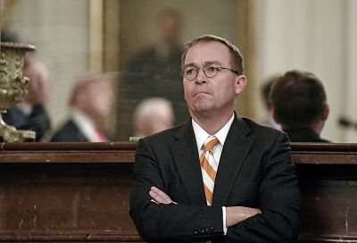 Chief of Staff Mick Mulvaney at the White House on Jan. 14, 2019 in Washington.