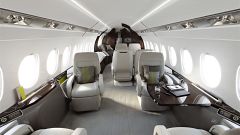 Flying a Falcon corporate jet