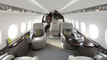 Flying a Falcon corporate jet