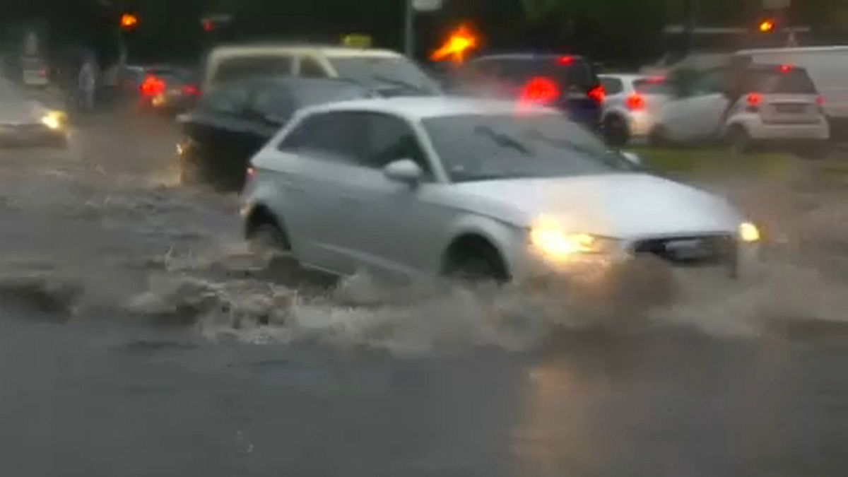 Floods in Germany amid thunderstorms and heavy rain