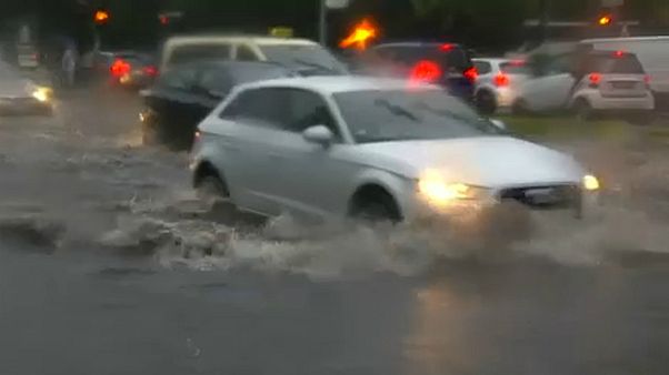 Floods in Germany amid thunderstorms and heavy rain Floods in Germany amid thunderstorms and heavy rain