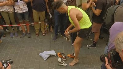 Topuklu Ayakkabı Yarışı Madrid sokaklarını doldurdu