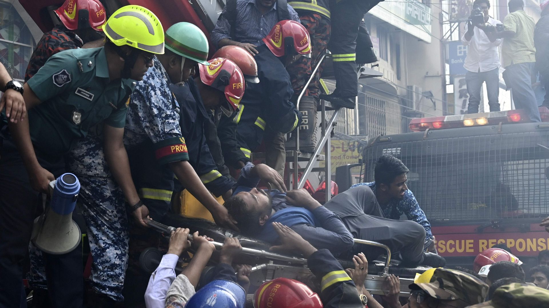 Bangladesh High-rise Office Building Fire Leaves More Than A Dozen Dead ...