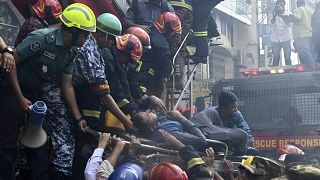 Image: Bangladesh building fire