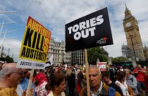 Corbyn infiamma il corteo anti-austerity