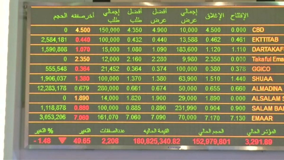 سقوط ارزش سهام بازار بورس قطر با پایان ضرب الاجل عربستان