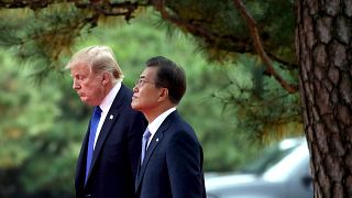 Image: U.S. President Donald Trump Visits South Korea - Day 1