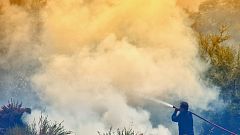 Εκτός ελέγχου μεγάλη πυρκαγιά στην ανατολική Μάνη