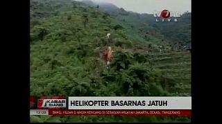 Mentőhelikopter zuhant le Indonéziában