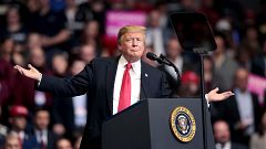 Image: Donald Trump Holds MAGA Rally In Grand Rapids, Michigan