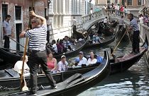 Venetians hold protest against tourist influx