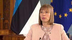 Kersti Kaljulaid: Trump steht felsenfest zur Nato