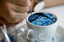 یک فنجان نقاشی، اثر باریستای کره ای
