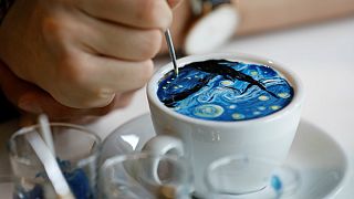 یک فنجان نقاشی، اثر باریستای کره ای