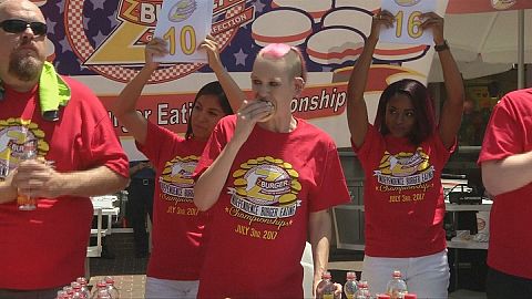 Washington burger eating contest misses records