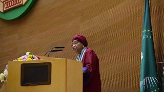 Sommet de l'UA : l'aurevoir à Ellen Johnson Sirleaf, Sassou Nguesso sur la crise libyenne... les échos d'Addis-Abeba