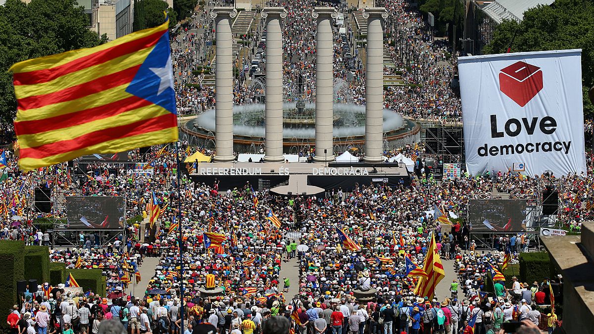 Catalonia promises split from Spain would come two days after vote