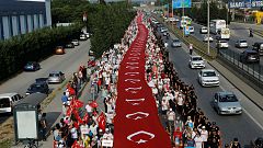 'Adalet Yürüyüşü'nde 20'nci gün geride kaldı