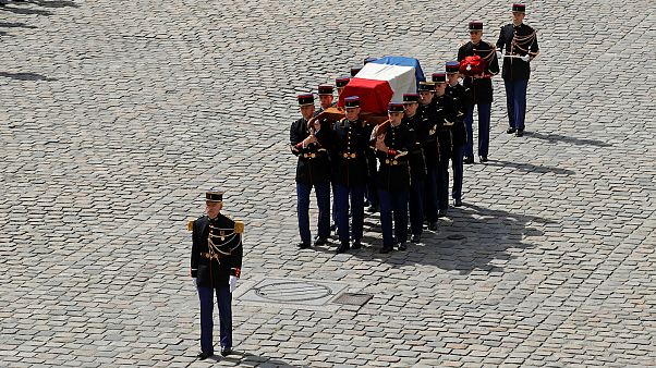 Trauerfeier für Frauenrechtlerin Simone Veil in Paris Trauerfeier für Frauenrechtlerin Simone Veil in Paris