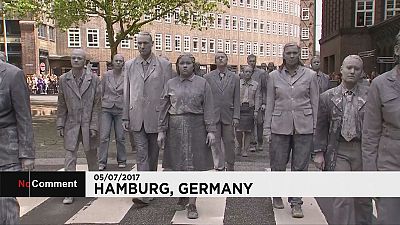 'Zombie March' hits Hamburg ahead of G20 summit