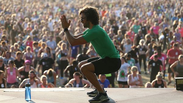 Une séance de sport qui figurera au Guinness des records Une séance de sport qui figurera au Guinness des records