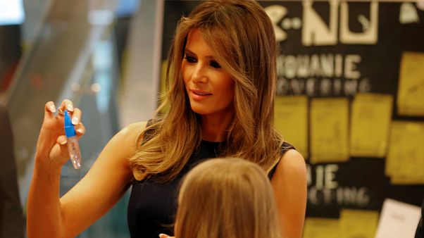 Melania Trump visita el Centro Científico Copérnico de Varsovia Melania Trump visita el Centro Científico Copérnico de Varsovia