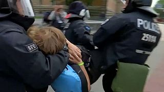 Dramatic scenes unfold at protests in Hamburg as G20 summit begins