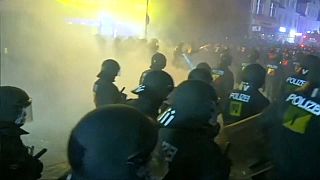 Protest and violence in Hamburg