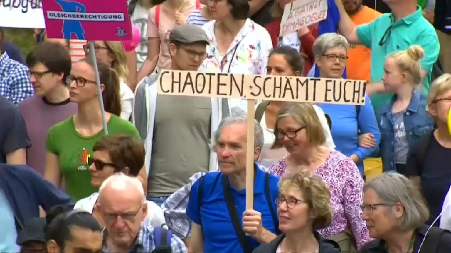 Friedliche Anti-G20-Demos