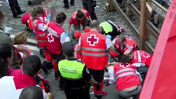Festa dei tori a Pamplona: altri feriti Festa dei tori a Pamplona: altri feriti