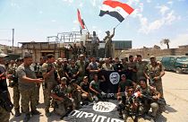 [شاهد] احتفال الجيش العراقي باقتراب تحرير الموصل