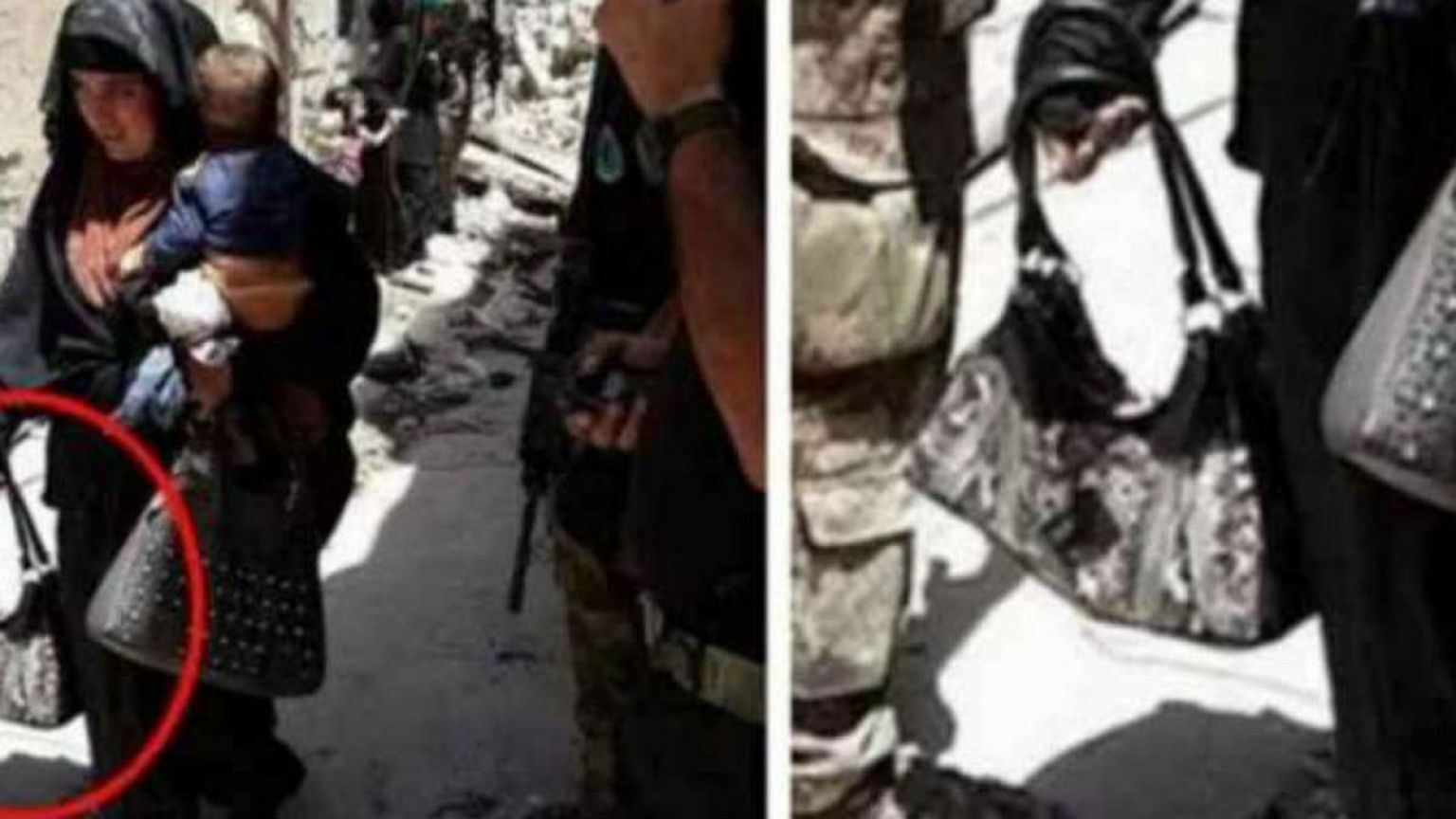 حمله انتحاری یک زن با بچه در موصل عراق