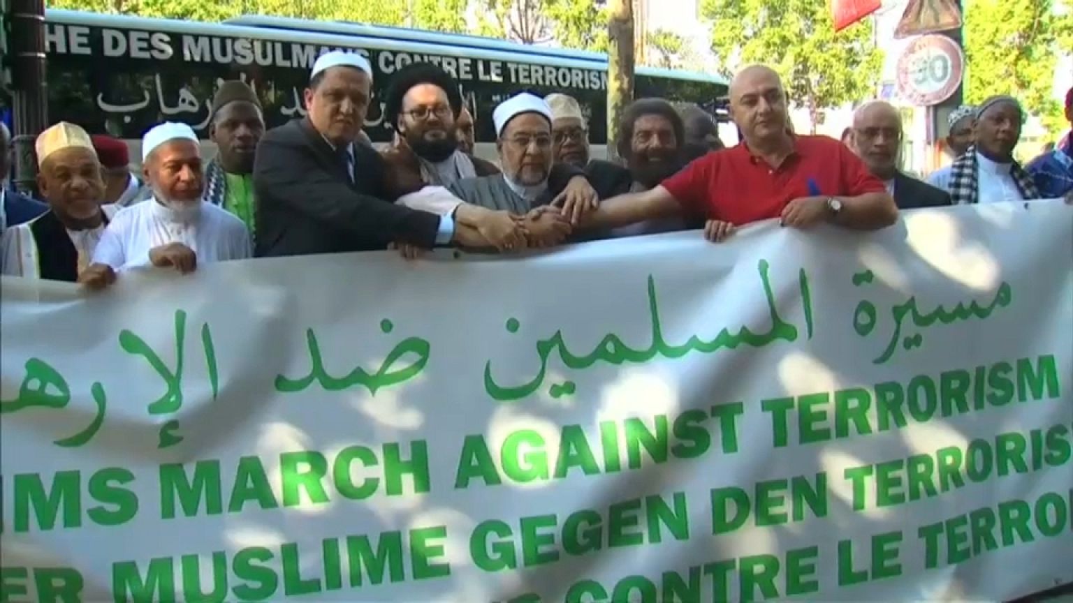 İmamlar teröre karşı yürüyor