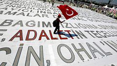 'Adalet Mitingi' için yüzbinler miting alanında