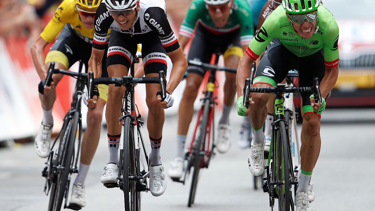 Ригоберто Уран - победитель 9 этапа "Тур де Франс"