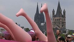 Farbenfroher Christopher Street Day in Köln