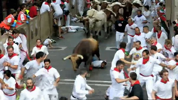 El encierro más rápido de estos Sanfermines El encierro más rápido de estos Sanfermines