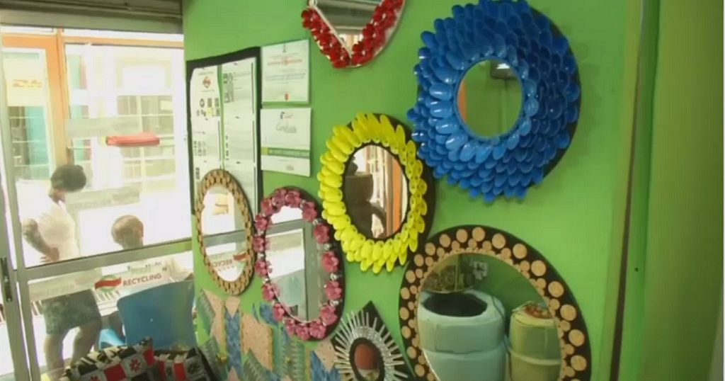 Nigerian entrepreneur makes furniture from recycled waste - africanews