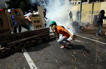 Venezuela-Krise: Straßenblockaden in Caracas